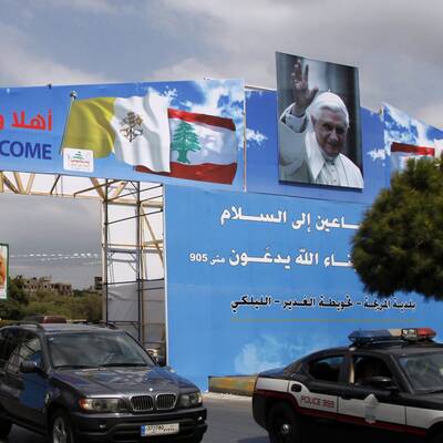  Benedikt XVI. besucht den Libanon.