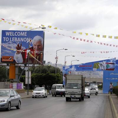  Benedikt XVI. besucht den Libanon.