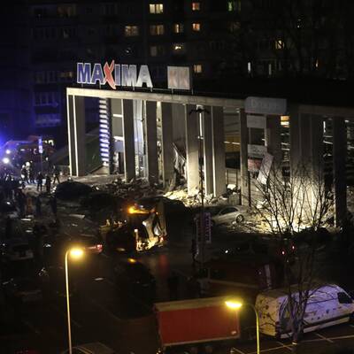 Tote bei Einsturz von Supermarkt in Riga
