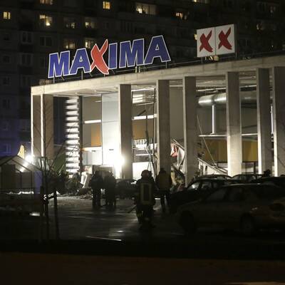 Tote bei Einsturz von Supermarkt in Riga