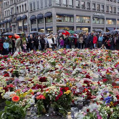 Trauer um die Terror-Opfer in Norwegen