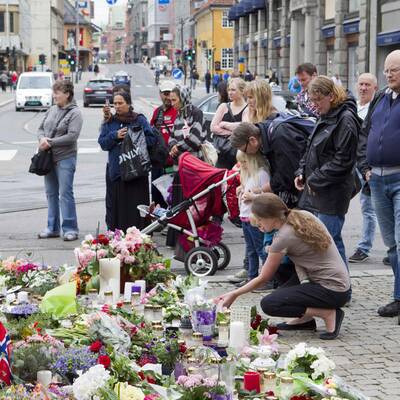 Trauer um die Terror-Opfer in Norwegen