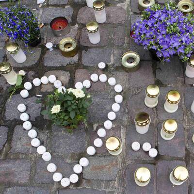 Trauer um die Terror-Opfer in Norwegen