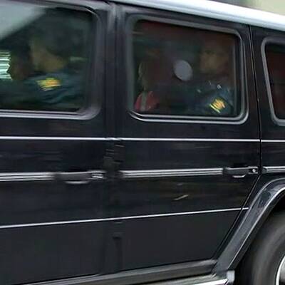 Anders Breivik auf dem Weg zum Gericht