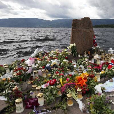 Trauer auf der Insel Utöya