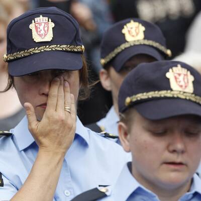 Trauer auf der Insel Utöya
