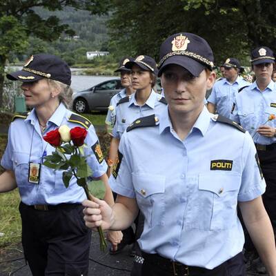 Trauer auf der Insel Utöya