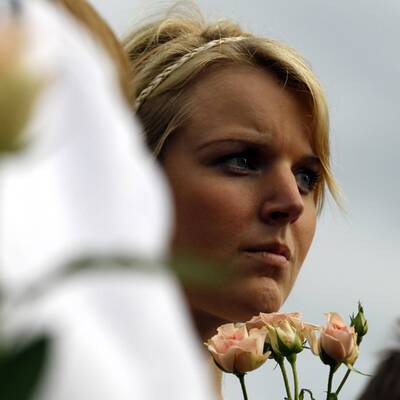 Trauer auf der Insel Utöya