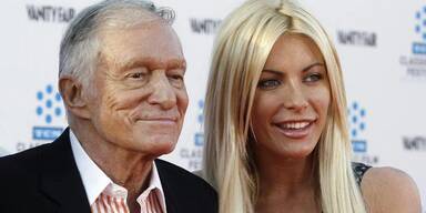 Hugh Hefner und Crystal Harris