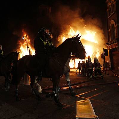 Massive Ausschreitungen in Tottenham