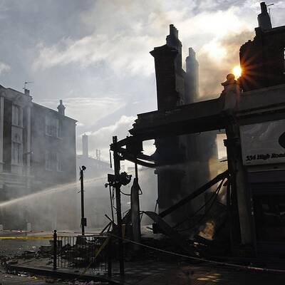 Massive Ausschreitungen in Tottenham