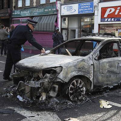 Massive Ausschreitungen in Tottenham