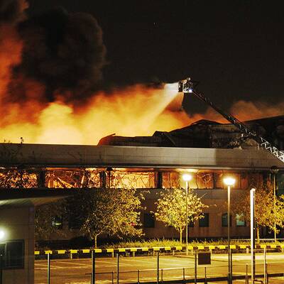 Flammen über London