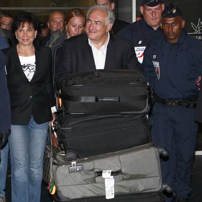 Strauss-Kahn zurück in Paris 