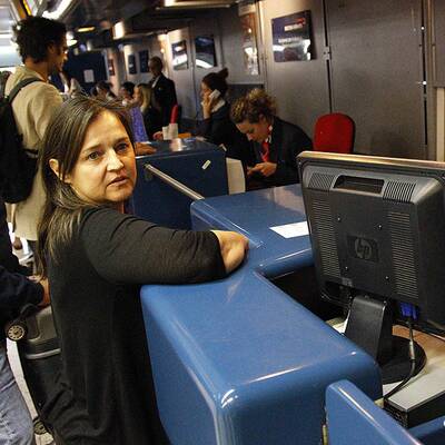 Familie Knox am Leonardo da Vinci-Flughafen in Rom