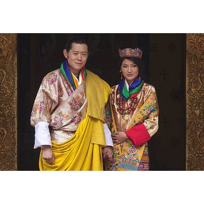 So heiratet König Jigme Khesar Namgyal Wangchuck von Bhutan seine Jetsun Pema.
