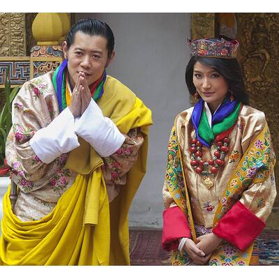 So heiratet König Jigme Khesar Namgyal Wangchuck von Bhutan seine Jetsun Pema.