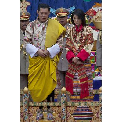 So heiratet König Jigme Khesar Namgyal Wangchuck von Bhutan seine Jetsun Pema.