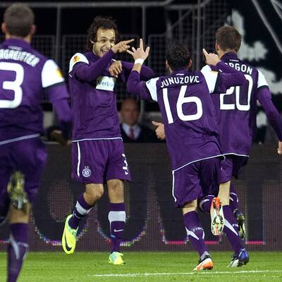 AZ Alkmaar gegen Austria Wien