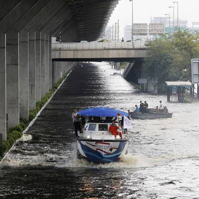 Land unter in Bangkok