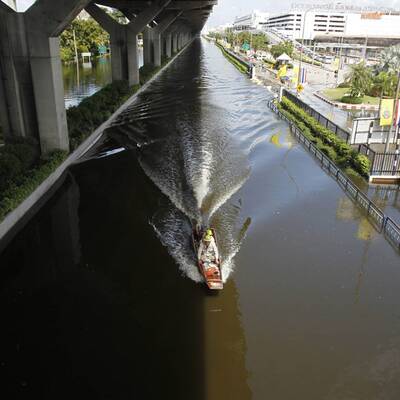 Land unter in Bangkok