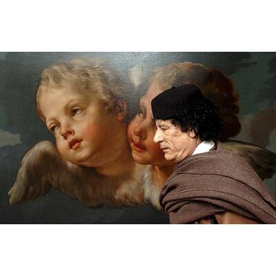 Ein Beduine als Paradiesvogel