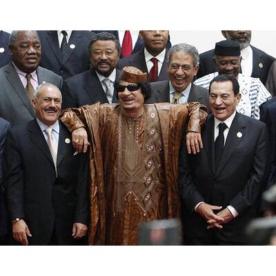 Ein Beduine als Paradiesvogel