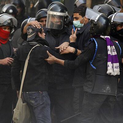 Demonstranten fordern mehr Demokratie