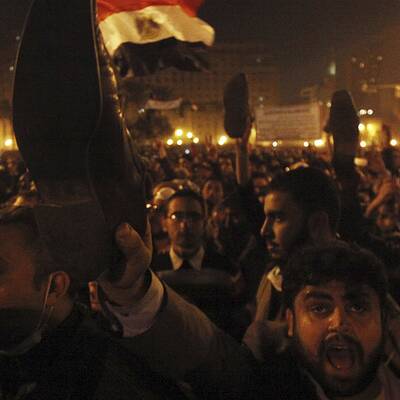 Demonstranten fordern mehr Demokratie
