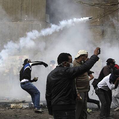 Demonstranten fordern mehr Demokratie