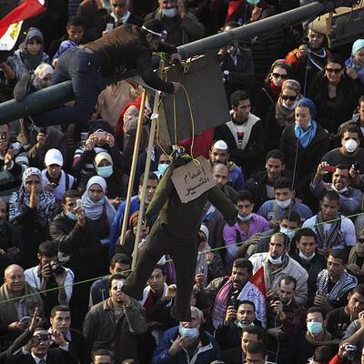 Demonstranten fordern mehr Demokratie