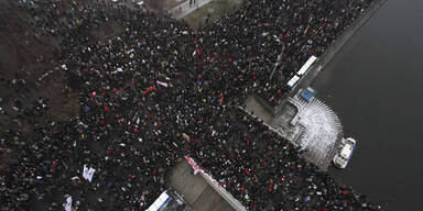 Massenprotest gegen russische Regierung