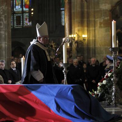 Staatsbegräbnis für Václav Havel in Prag