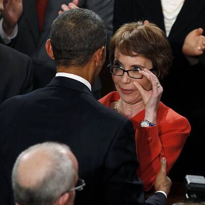 Mark Kelly macht First Lady Michelle Obama auf Schuss-Opfer Gabrielle Giffords aufmerksam