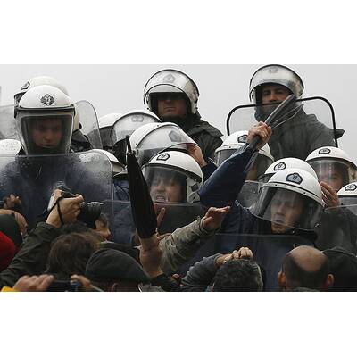 Massenproteste in Athen