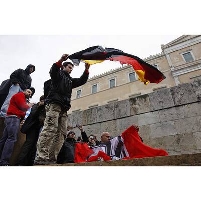 Massenproteste in Athen