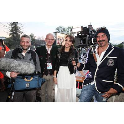 Nátalia Kelly beim Song Contest