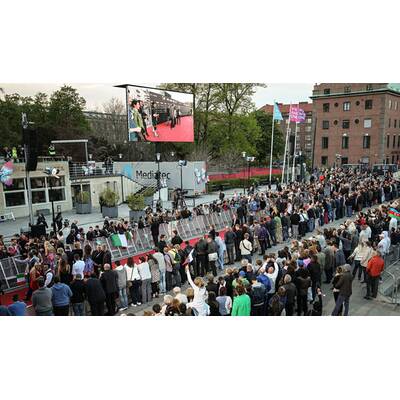 Nátalia Kelly beim Song Contest