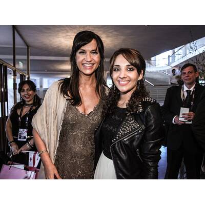 Nátalia Kelly beim Song Contest