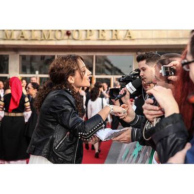 Nátalia Kelly beim Song Contest