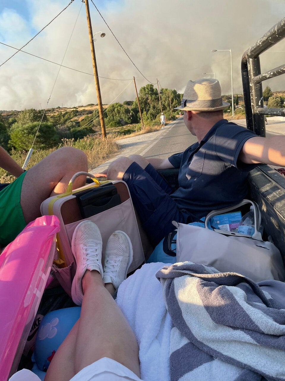 Österreicher flüchten vor Rhodos-Inferno: ''Wir mussten alles zurücklassen''