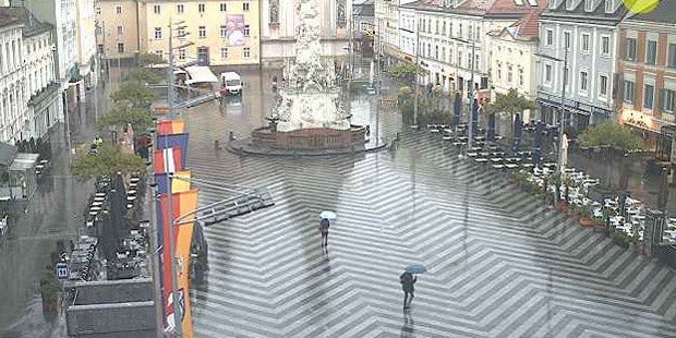 Regen-Walze hängt über Österreich fest