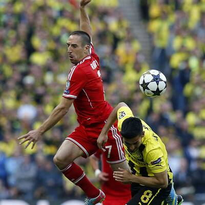  Bayern gegen Dortmund. Das Finale der Champions League in Wembley.