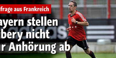 Bayern lassen Ribery nicht zu Anhörung