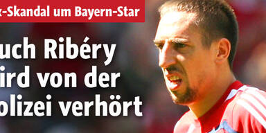 Auch Ribery von Polizei verhört