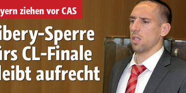 Ribery bleibt drei Spiele gesperrt