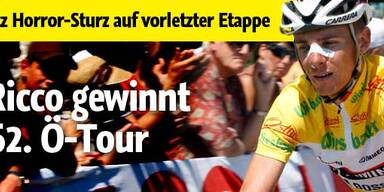 Ricco feiert Gesamtsieg bei Ö-Tour