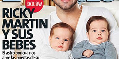 Ricky Martin zeigt seine süßen Zwillinge her