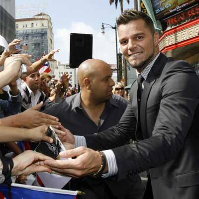 Ricky Martin mit Hollywood-Stern geehrt