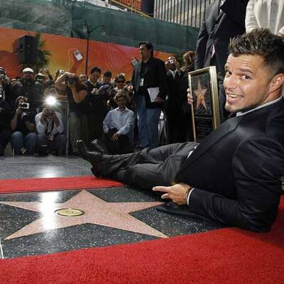 Ricky Martin mit Hollywood-Stern geehrt